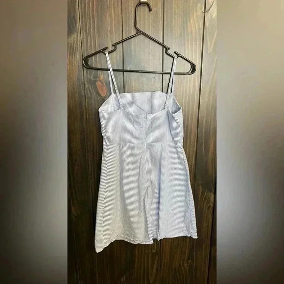 Kimchi Striped Fit and Flare Dress-Nautical Preppy Summer-Size: Medium - Picture 10 of 12